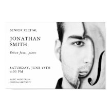 Modern Concert Poster Template Senior Recital