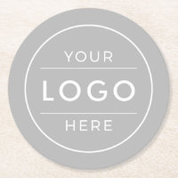 Modern Concrete Grey Custom Business Logo