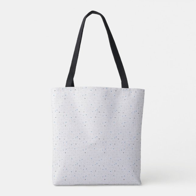Modern Confetti Pattern Tote Bag (Back)