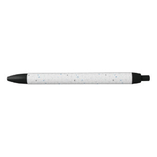 Modern Confetti Pattern Tote Bag Black Ink Pen