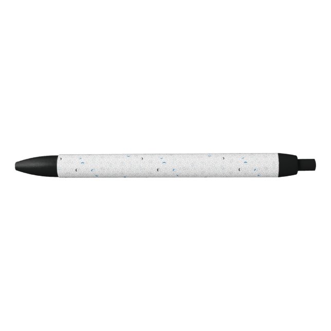 Modern Confetti Pattern Tote Bag Black Ink Pen (Front)
