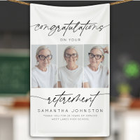 Modern Congratulations Retirement Photo