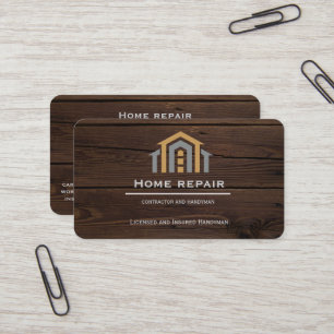Modern Construction Handyman home repair Tools  Business Card