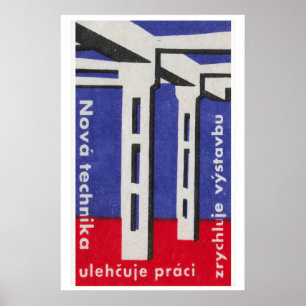 Modern Construction Methods - Matchbox Print