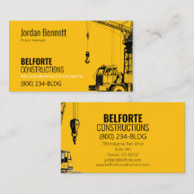 Modern Construction | Yellow & Crane Design