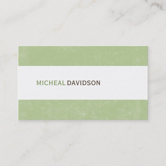 Modern Consultant Cool Business Cards (Front)
