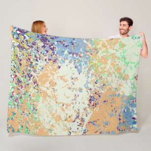 Modern Contemporary Abstract  Fleece Blanket