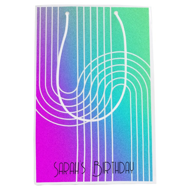 modern contemporary arch line art minimal Gift Bag (Front)