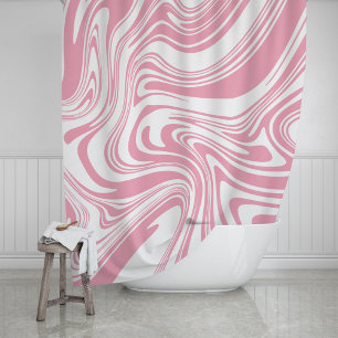 Modern Contemporary Bold Large Scale Abstract Shower Curtain