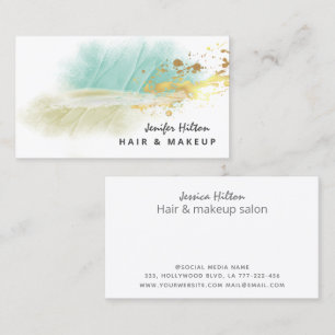 Modern Contemporary elegant abstract gold Business Card