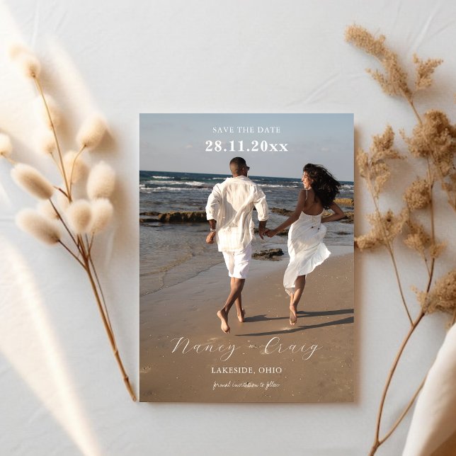 Modern Contemporary Photo Save The Date (Creator Uploaded)