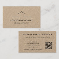 Modern Contractor Construction QR Code