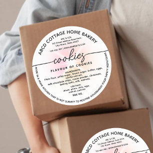 Modern Cookies Cottage Law Label