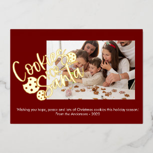 Modern Cookies For Santa Photo