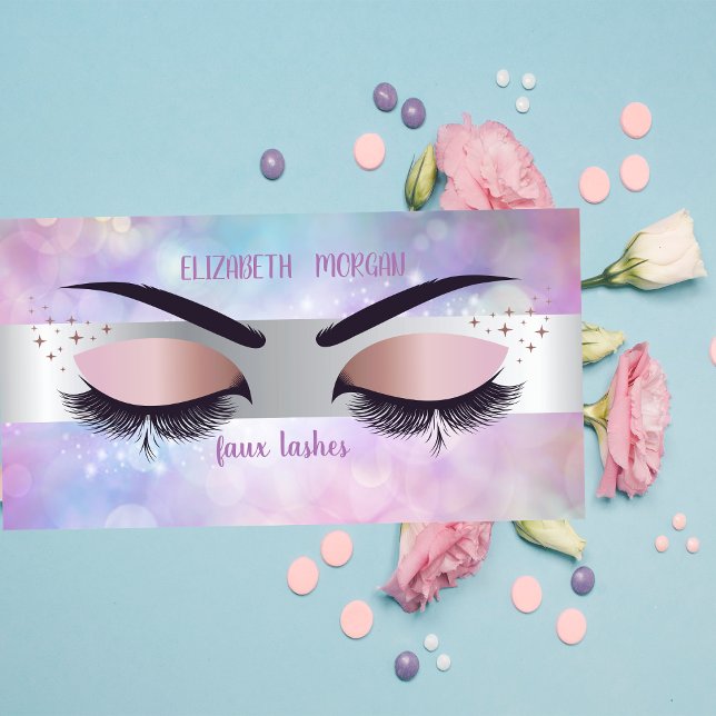 Modern Cool Bokeh,Stripe,Faux Lashes Poster (Creator Uploaded)