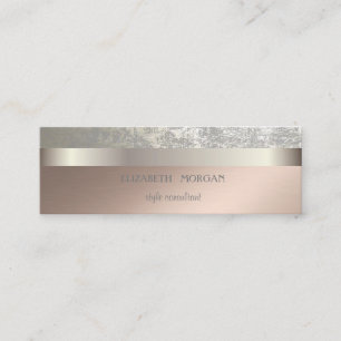 Modern Cool Elegant Professional Mini Business Card