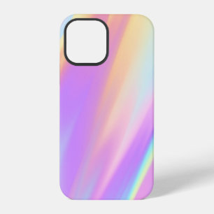 Modern Cool Girly Elegant Holographic iPhone 12 Pro Case
