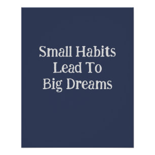 Modern Cool Inspirational Text Quote Men’s Poster