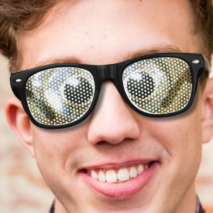 modern cool nerdy crazy crossed eyed goldfish eyes retro sunglasses