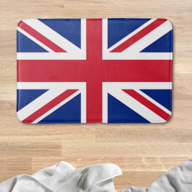 modern cool union jack flag london fashion bath mat (modern cool union jack flag london fashion bathroom mat)