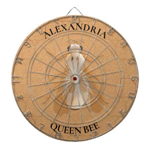 Modern Copper Metal Bee Coin Dartboard