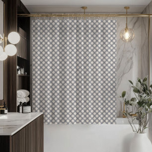 Modern Coral Plaid Curtain Soft and Stylish Touch