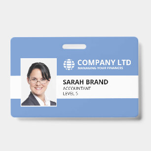 Modern Corporate Business Staff ID Badge