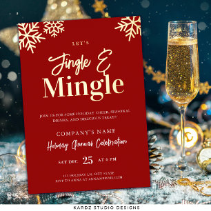 Modern Corporate Christmas Party Invitation
