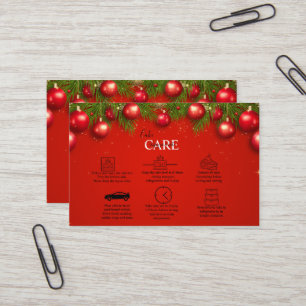 Modern Corporate Christmas Season  Business Card
