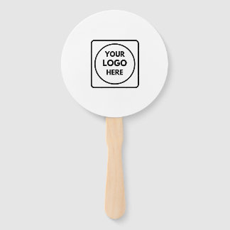 Modern Corporate | Custom Business Logo Promo Hand Fan