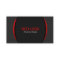 Modern Corporate Red and Black Business Card