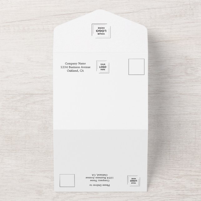 Modern Corporate RSVP Event Invitation DesignModer (Outside)