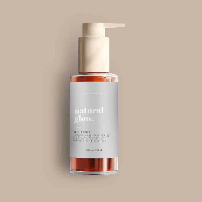 Modern Cosmetic Bottle Label (Creator Uploaded)