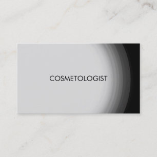 Modern Cosmetologist Professional Business Card