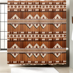 Modern Country Shower Curtain Style 1