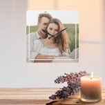 Modern Couple Collage Photo & Minimal Family Gift<br><div class="desc">Modern Couple Collage Photo & Minimal Family Gift</div>