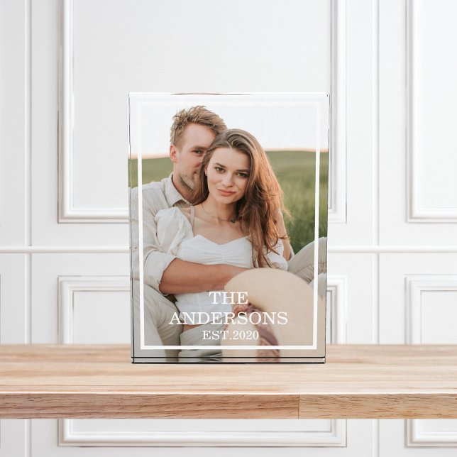 Modern Couple Collage Photo & Minimal Family Gift (Creator Uploaded)