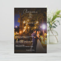 Modern Couple Dancing illuminate Photo Wedding
