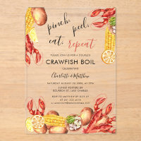 Modern Couple Engagement Crawfish Boil