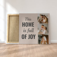 Modern Couple Family Photo & Family Quote