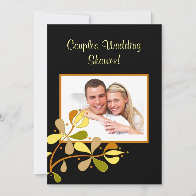 Modern Couple Wedding Shower Invitation (Front)