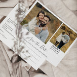 Modern Couples Photo Collage Save the Date Announcement Postcard<br><div class="desc">Add your favourite photos to create a unique one-of-a-kind Save the Date announcement that your guests would love to save a keepsake</div>
