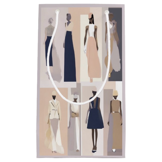 Modern Couture Collage Gift Bag (Front)