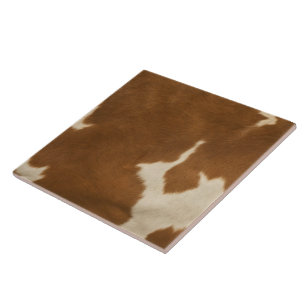 Modern Cow Faux Leather Elegant Collection Tile