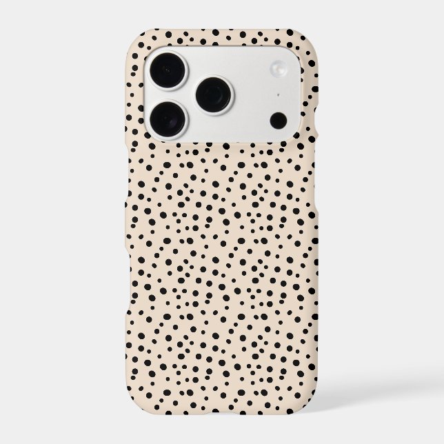 Modern Cream Polka Dot (Back)