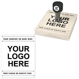 Modern  Create your own business Logo rubber stamp