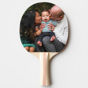 Modern Create Your Own Family Photo Ping Pong Paddle
