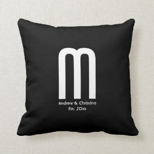 Modern "Create Your Own"  Monogrammed Cushion