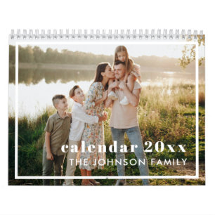 Modern Create Your Own Personalised 2025 Photo Calendar