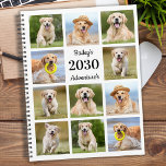 Modern Create Your Own Pet Dog Family 2023 Planner<br><div class="desc">Custom pet photo collage calendar planner for your best friend. Keep all your dogs appointments, whether its veterinary visits, puppy play dates, dog grooming, or training all organised, every pet deserves a personalised pet photo planner ! Our dog photo planner has 11 photos to personalise, name and text. Design is...</div>